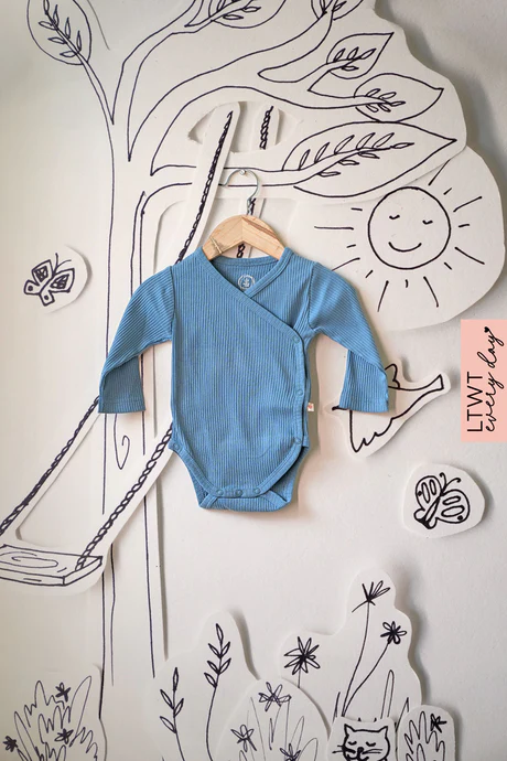 Everyday unisex baby onesie in blue for girls &amp; boys