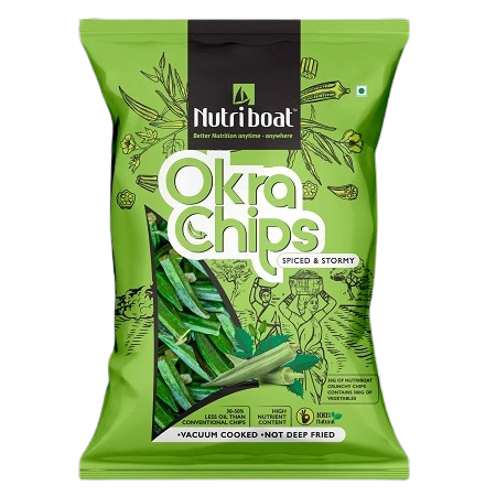 Okra Chips - Spiced & Stormy