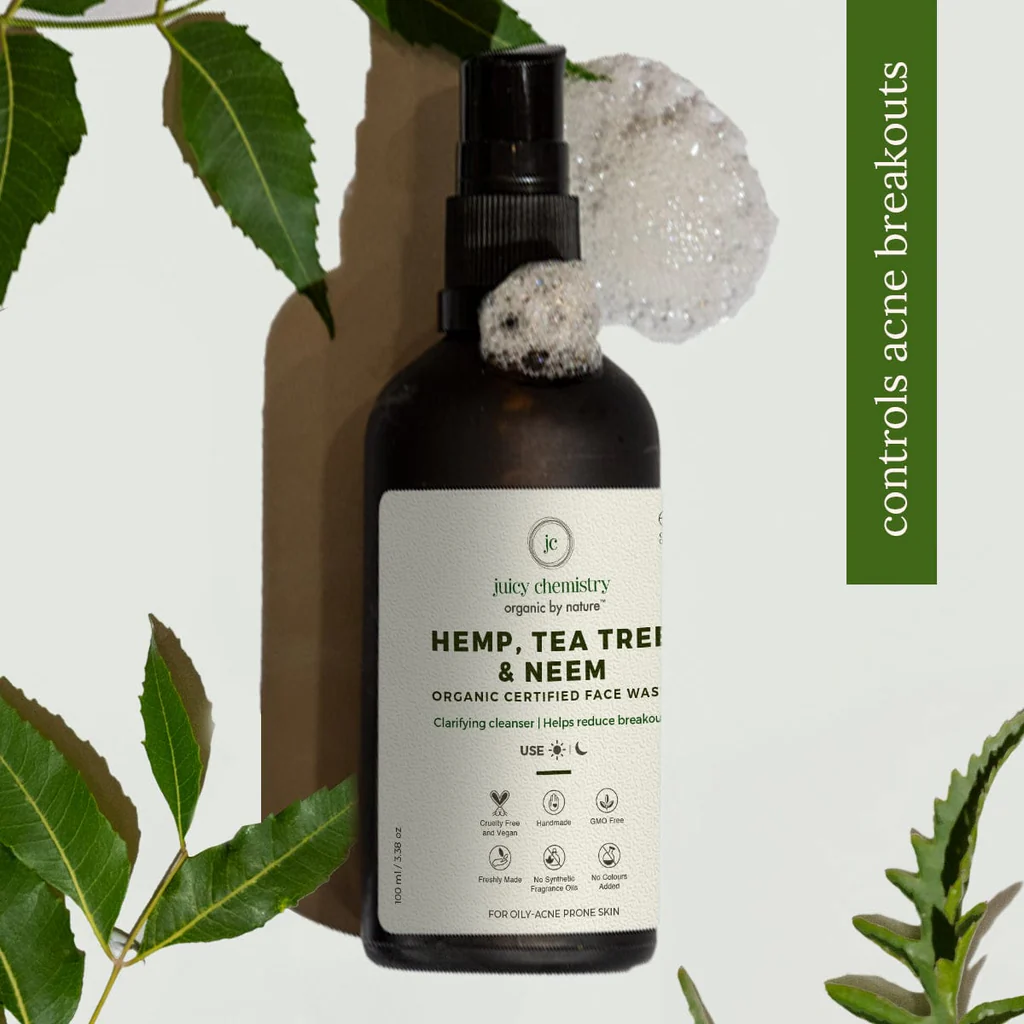 Hemp, Tea Tree And Neem Face Wash
