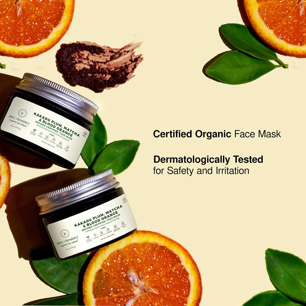 Kakadu Plum, Matcha And Blood Orange Face Mask