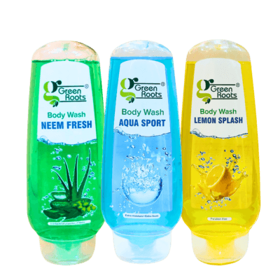Green Roots Moisturizing Body Wash 250 ml- Pack of 3